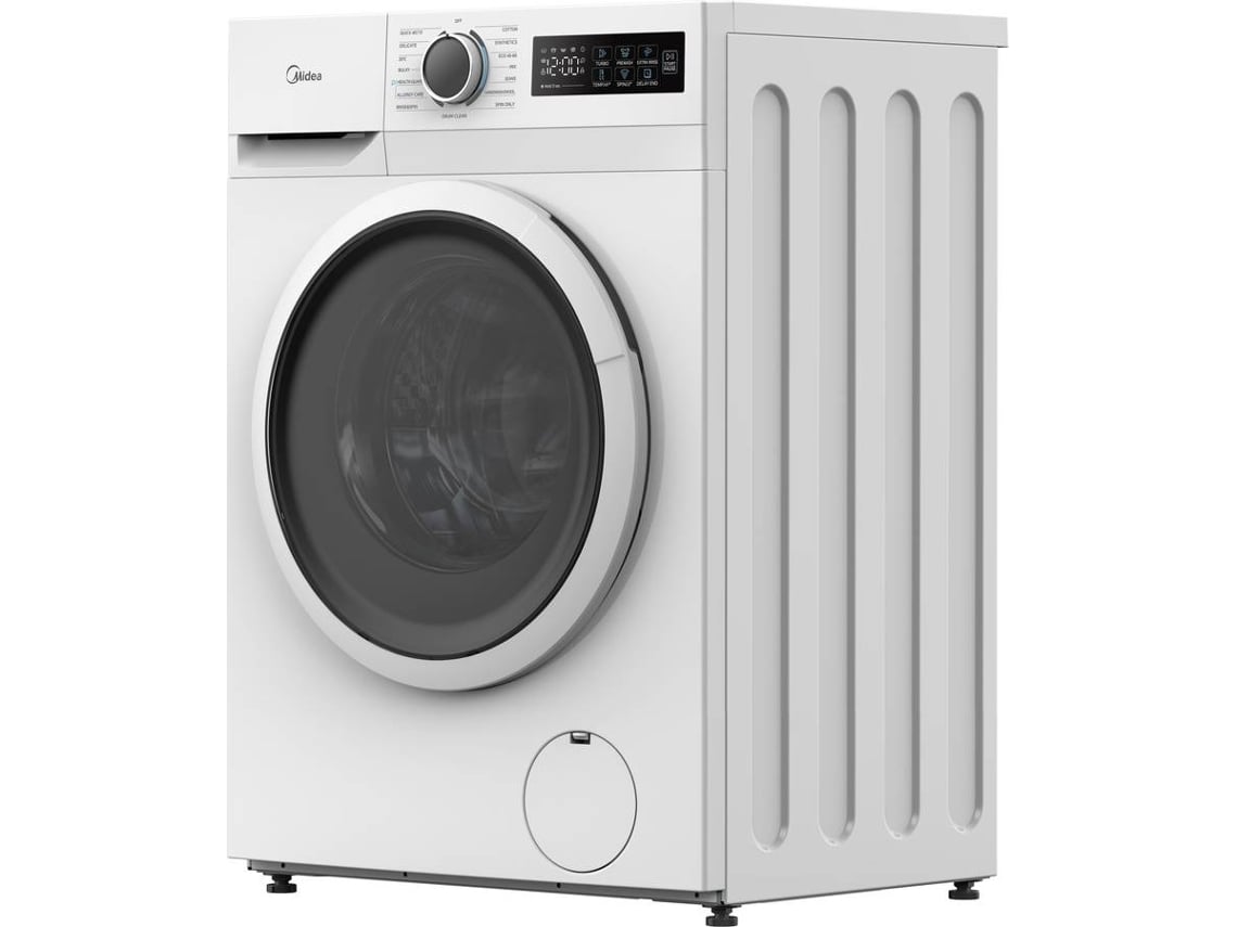 Máquina de Lavar Roupa MIDEA MF110W100BA10/W-ES A (10 kg - 1400 rpm - Branco)