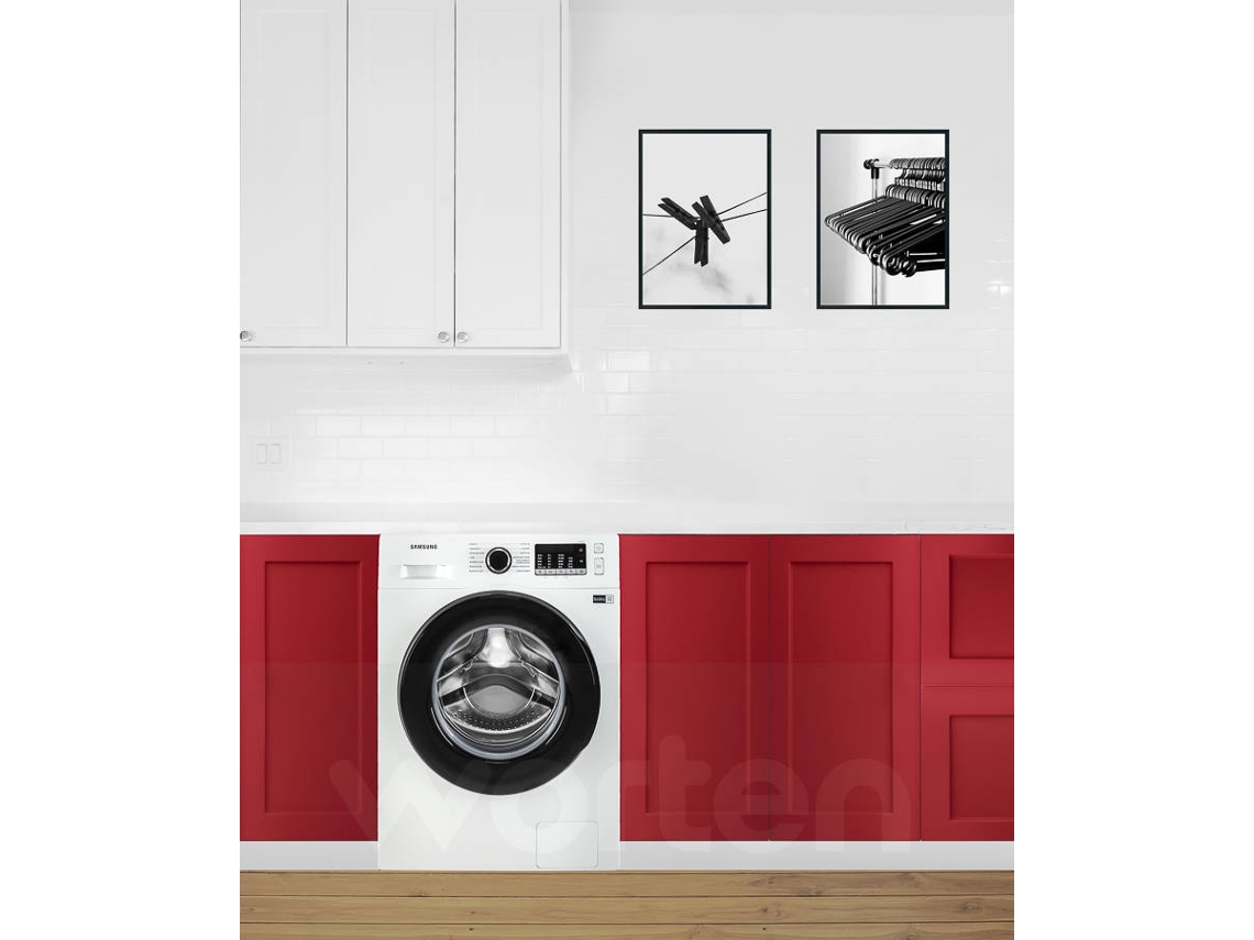 Máquina de Lavar Roupa SAMSUNG WW80TA046AE (8 kg - 1400 rpm - Branco)