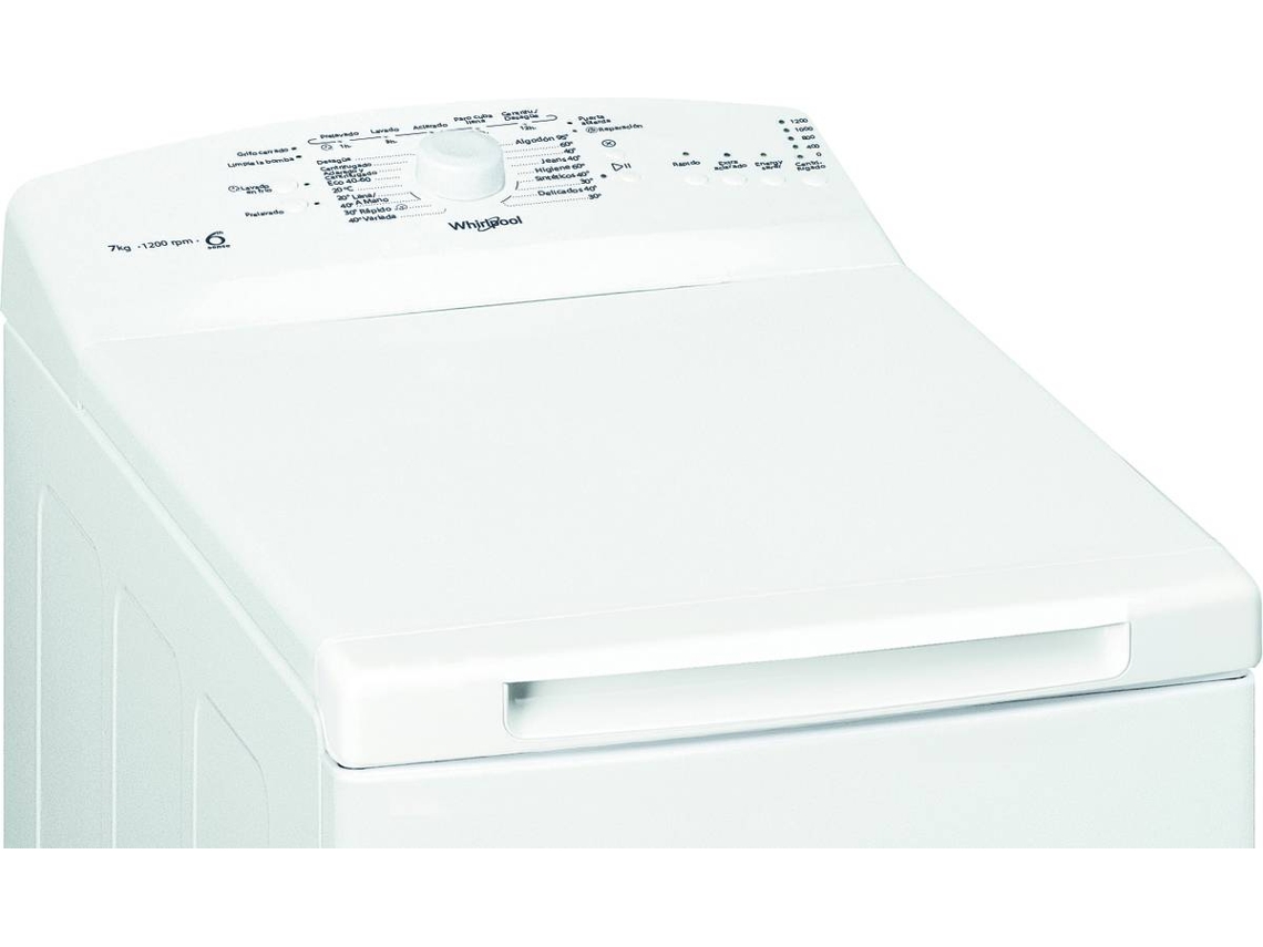 Máquina de Lavar Roupa WHIRLPOOL TDLR 7220LS SP/N (7 kg - 1200 rpm - Branco)
