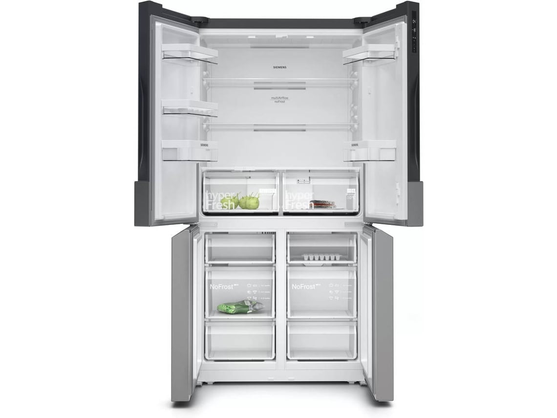 Frigorífico Americano SIEMENS KF96NVPEA (No Frost - 183 cm - 605 L - Inox)