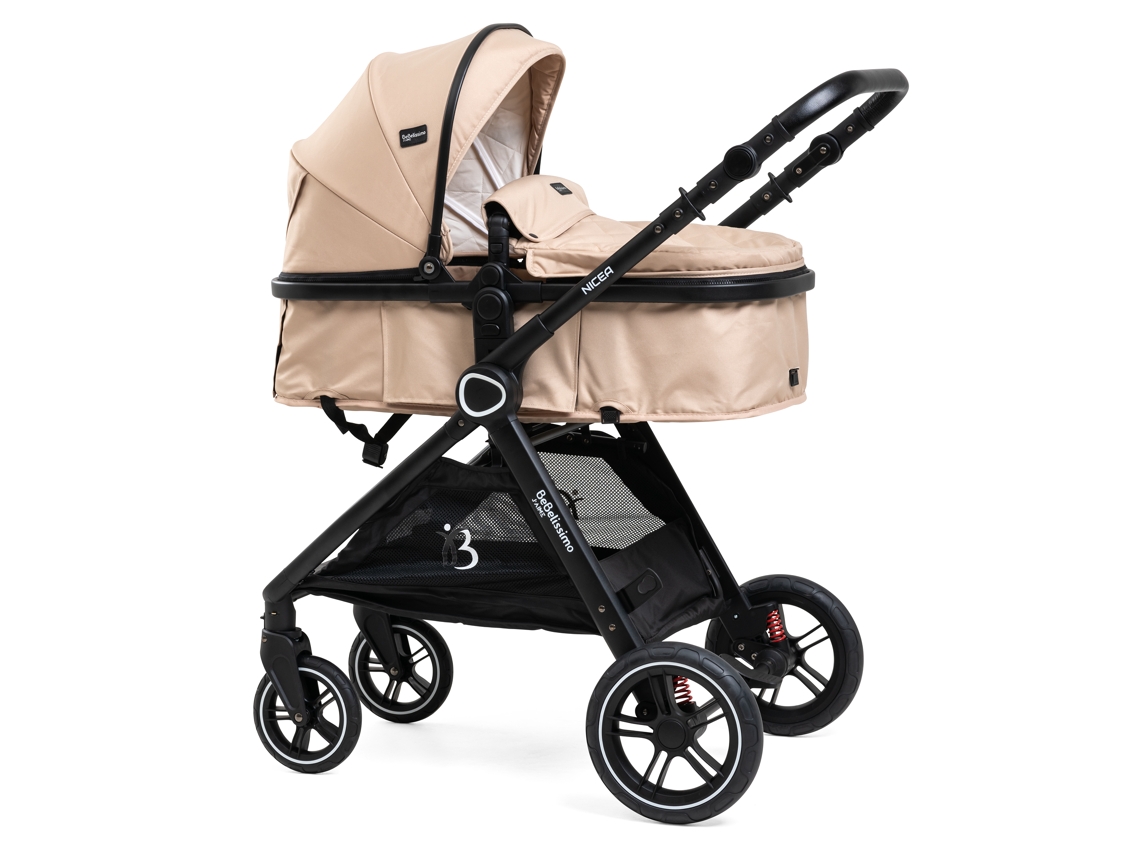 Carrinho de Bebé Trío 3 em 1 0-22 kg BEBELISSIMO Nicea Beige