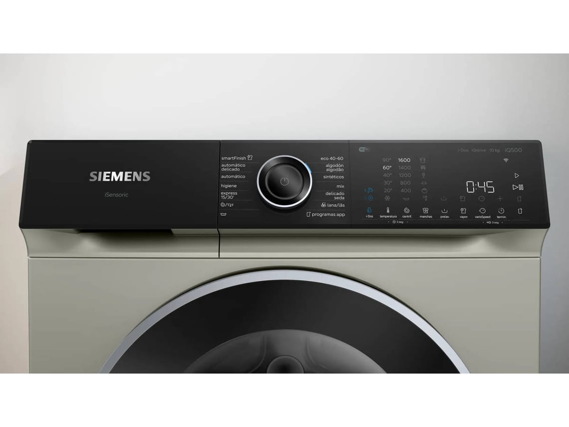 Máquina de Lavar Roupa SIEMENS I-Dos WG56H2AXES (10 kg - 1600 rpm - Cinzento)