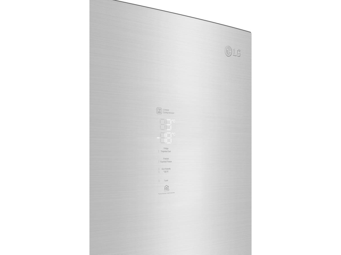 Frigorífico Combinado LG GBB92STABP (No Frost - 203 cm - 384 L - Inox)