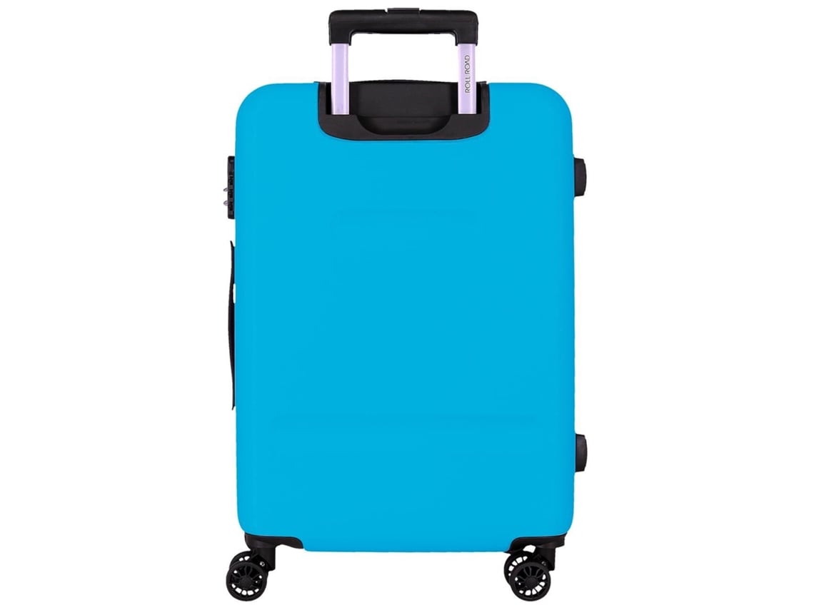 Conjunto de 3 Malas de Viagem ROLL ROAD Flex Azul Turquesa (55/65/75cm - 35/56/91L)