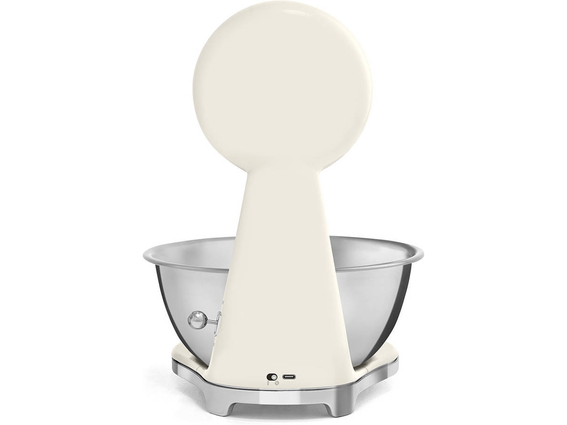 Balança de Cozinha SMEG Analógica e Digital KSF01CRWW (Capacidade 5Kg - Precisção 1g - Creme)