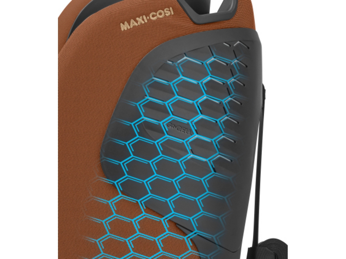 Cadeira auto para várias idades (dos 15 meses aos 12 anos) Titan Pro iSize da MAXICOSI, reclinável e com as tecnologias AirProtect, ClimaFlow e GCELL integradas Authentic Terra