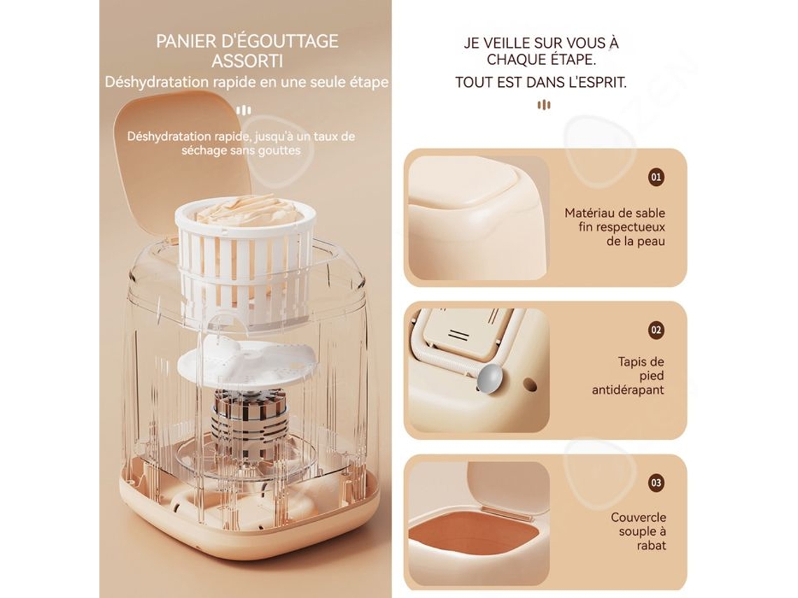 Máquina De Lavar Portátil C 9l 10w 24,5x30,5x25,5cm Mini Lavadora Para Roupas Íntimas Meias Máquina De Lavar Roupa Confozen