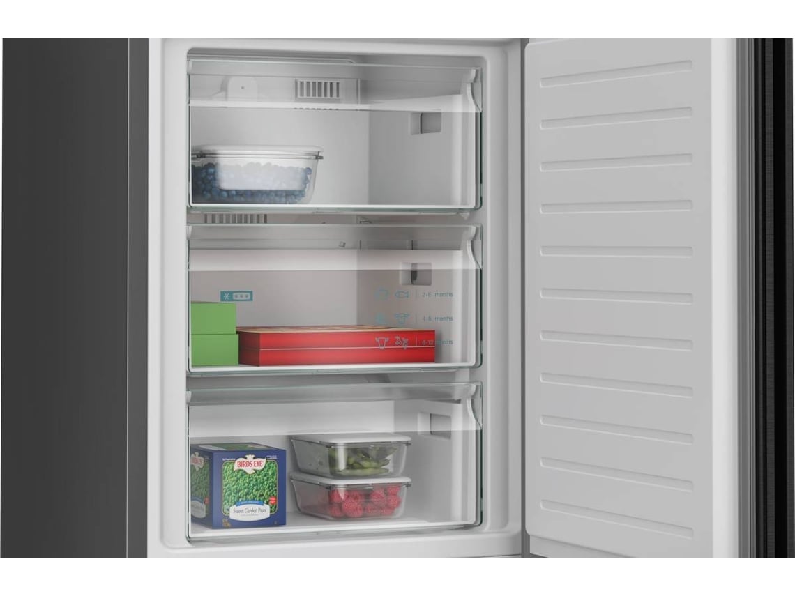 Geladeira Freezer Siemens Iq500 363l Cinza Kg39n4x1f