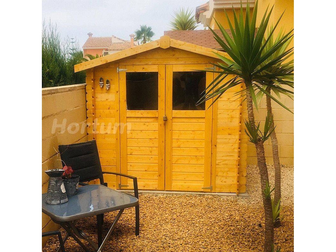 Abrigo de Madeira DECOR ET JARDIN Milovic 19 Mm (209x209 cm - 437m²)