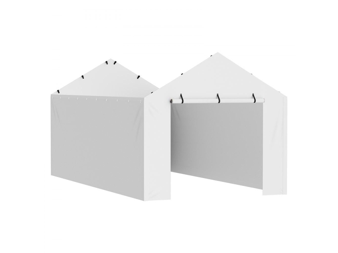 Toldo Lateral De Substituição 6,1x3 M Para Estrutura De Garagem Tekmaquinas