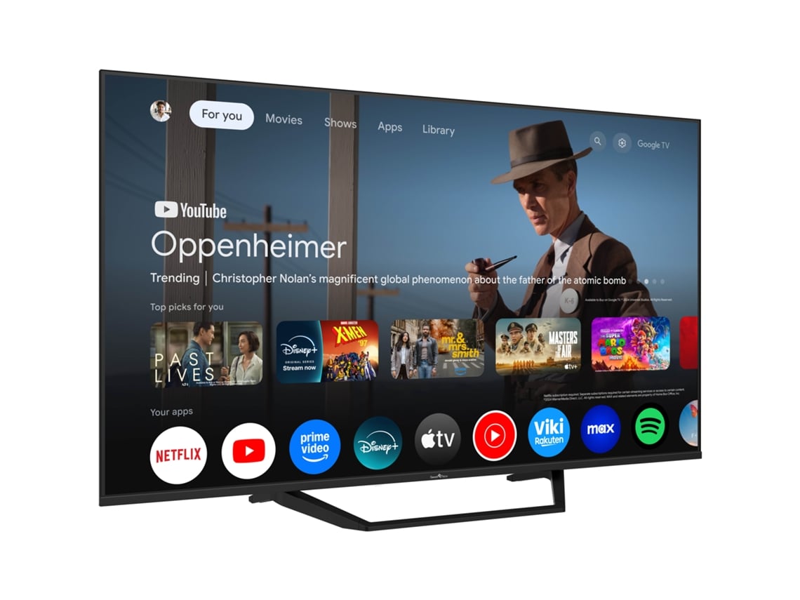 TV SMART TECH  50QG06K2 (50'' - 127 cm -QLED - Ultra HD - Smart TV)