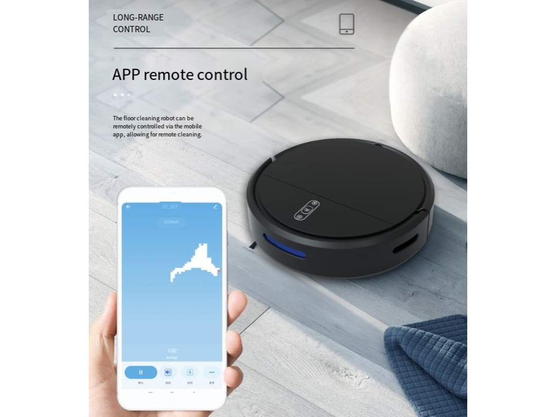 Aspirador Robô Inteligente, Totalmente Automático, Que Varre, Aspira E Lava O Chão, Controlado Por Aplicativo, Ideal Para Uso Doméstico. Xjh