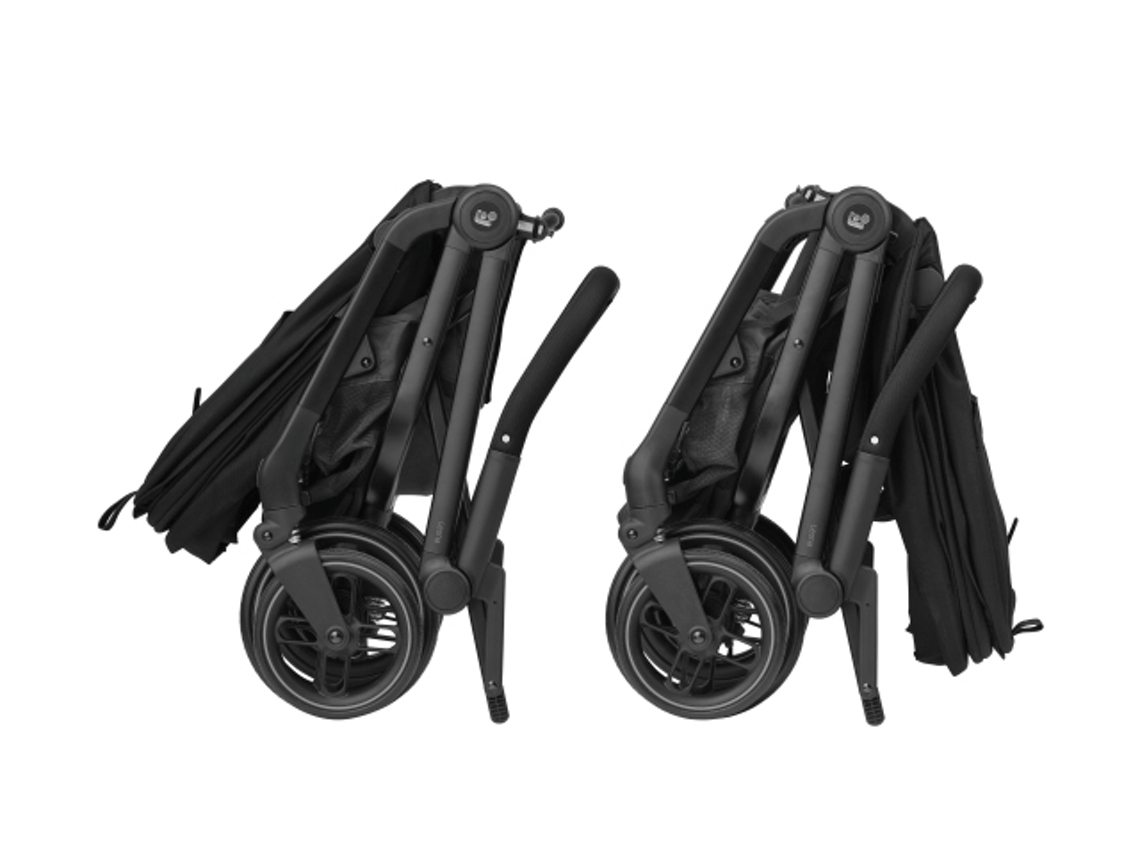 Carrinho de passeio ultra compacto MAXICOSI Leona²  Twillic Black
