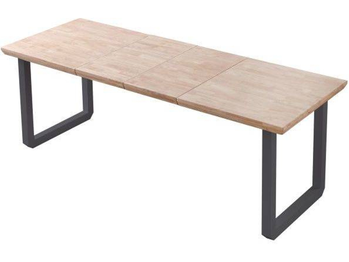Mesa de Refeição ABECEDARIO (77 cm x 80 cm x - Madeira - Preto)