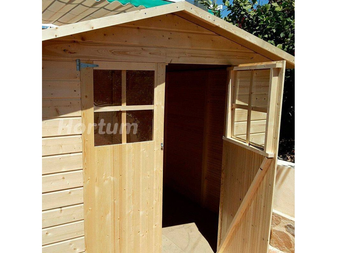 Abrigo de Madeira DECOR ET JARDIN Lodum 12 Mm (242x182 cm - 442 m²)