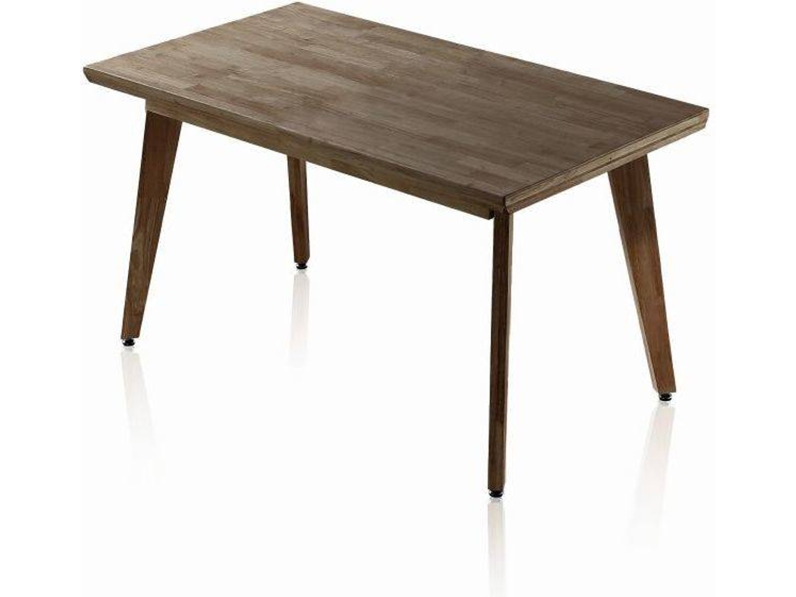 Mesa de Refeição DUEHOME (90 cm x 76 cm - Madeira - Castanho)