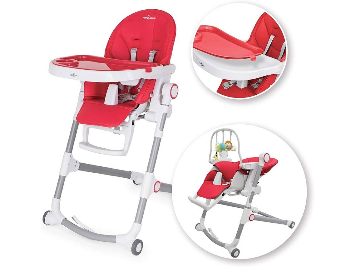 Cadeira de Refeição ENGEL & STORCH Hugo (Vermelho - PU - 102x55x77cm - Idade Recomendada: 3 Anos)