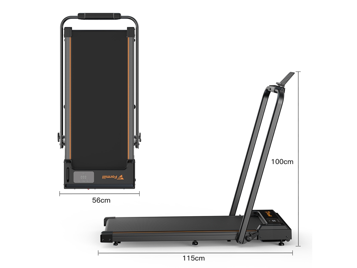 Esteira Formill Ft 51, Motor De 2,5 Hp, Visor De Led, Capacidade Máxima De Carga De 120 Kg, Velocidade De 1 A 6 Km/h.