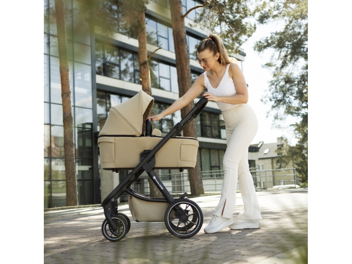 Carrinho de Passeio PETITE&MARS Icon 2In1 Air Set Lite Mocha Bege