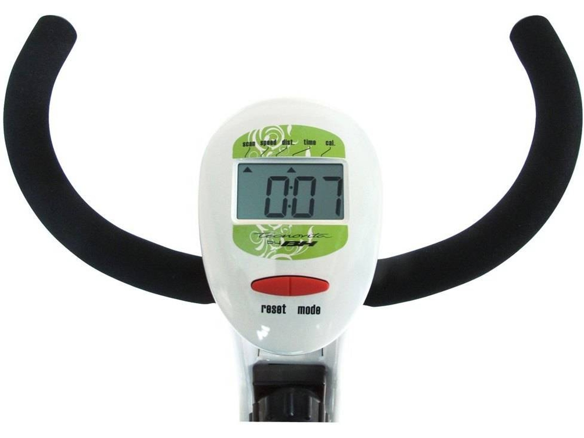 Bicicleta Estática BH by TECNOVITA OPEN&GO YF90 (Branco - 117x68x39cm - Volante: 8 kg - Dobrável - Até: 90 kg)