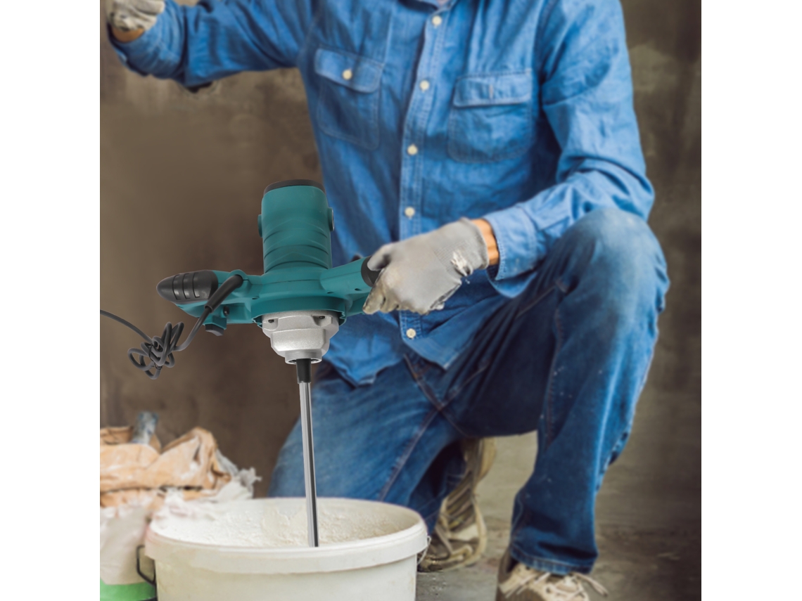 Misturador De Cimento, Potência De 2100w, Ajuste De 6 Velocidades, Velocidade De 0-800 Rpm, Dimensões De 80.2 X 31.8 X 22 Cm, Leve 4.2 Kg