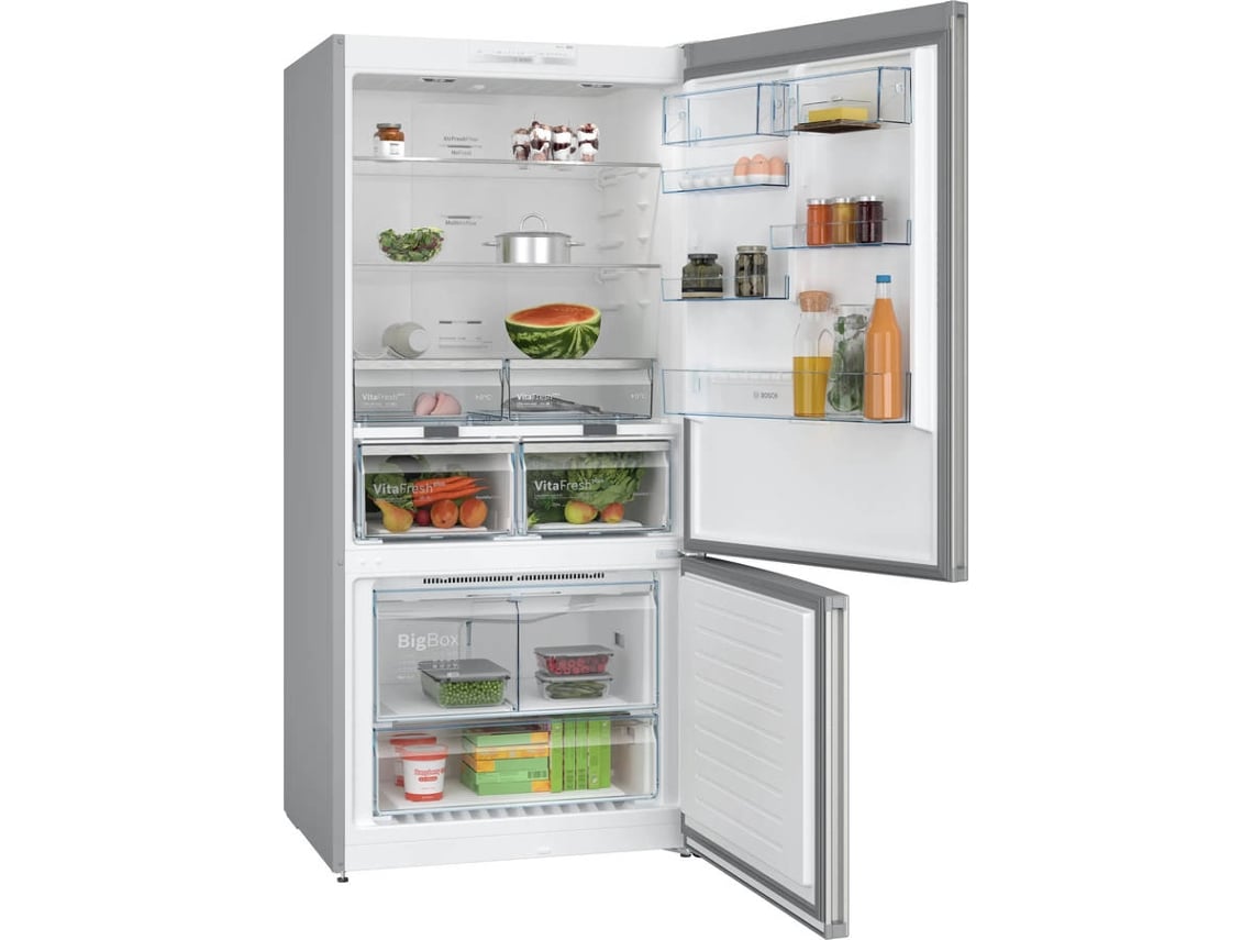 Frigorífico Combinado BOSCH KGN86VIEA (No Frost - 186 cm - 631 L - Inox)