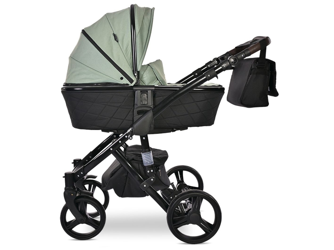 Carrinho De Passeio Lorelli Duo Rimini Premium Verde, Até 15 Kg