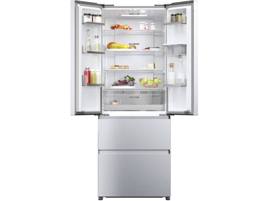 Frigorífico Americano HAIER HFR5719EWMG E (No Frost - 444 L - 190 cm - Prata)