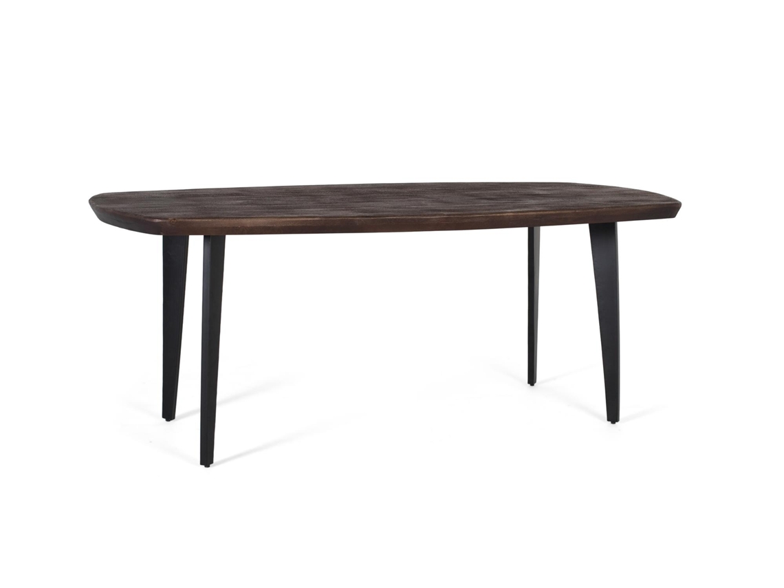 Mesa De Jantar Em Madeira De Manga Com Cantos Arredondados, 200 Cm Giner Y Colomer