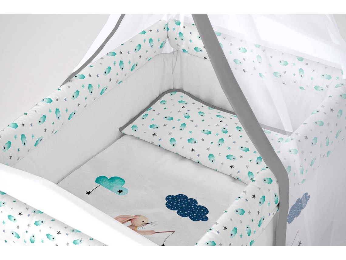 Mini Berço Naf Naf Fishing Stars (55 X 85 Cm)