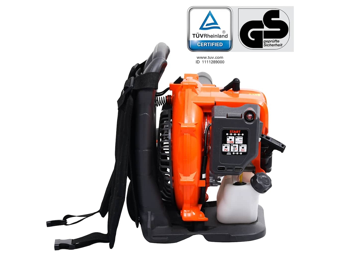 Soprador de folhas VIDAXL Laranja (170 x 40 x 42 cm)