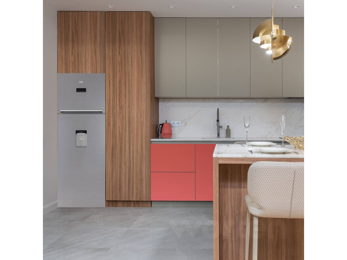 Frigorífico BEKO RDNE455E30DZXBN (No Frost - 185 cm - 406 L - Inox)