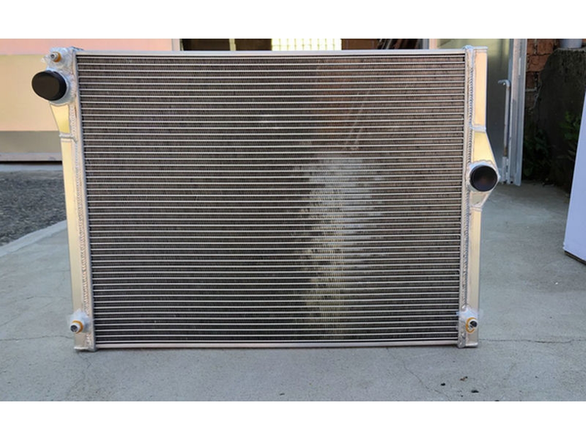 Radiador, Alumãnio, 733mm X 501mm X 76mm, Tamanho Do Nãºcleo 612mm X 488mm X 26mm, Saãda Superior 39mm, Saãda Inferior 38mm Oem