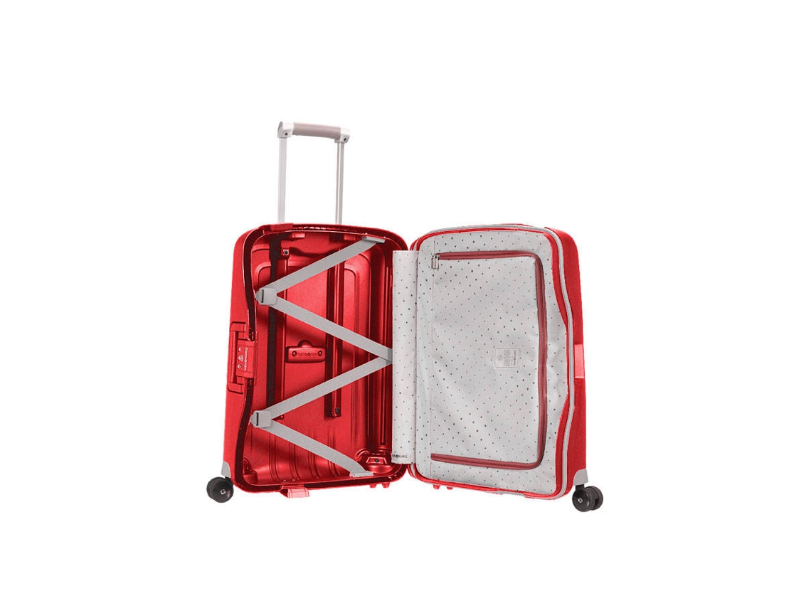 Mala de Cabine SAMSONITE S'Cure Vermelho (55x44x20cm - 34 L)
