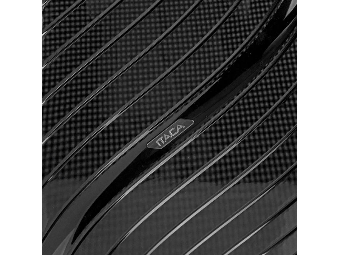 Pp ITACA Danube Preto Hard Suitcase Set (48x75x30 Cm 94l)