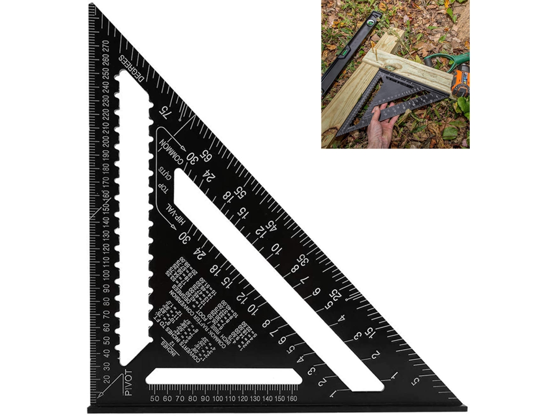 Ferramenta de Jardinagem: Placa Triangular de Liga de Alumínio de Alta Precisão 7 Polegadas