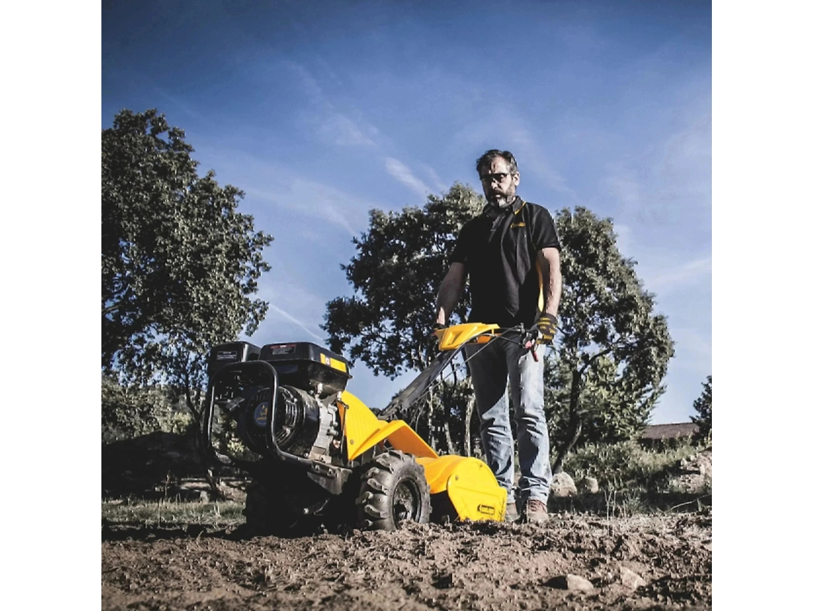 GARLAND CULTIVATOR 741NRQG-V20 Motocultivador a gasolina  4T 196 cc, com marcha-atrás, 73,5 kg. Regulação de tração. Inclui rotobator com 4 grupos.