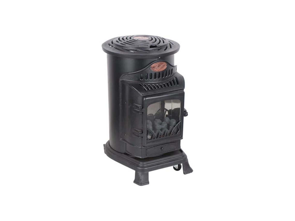 Aquecedor portátil a gás Provence preto Fireside 3,4 kW
