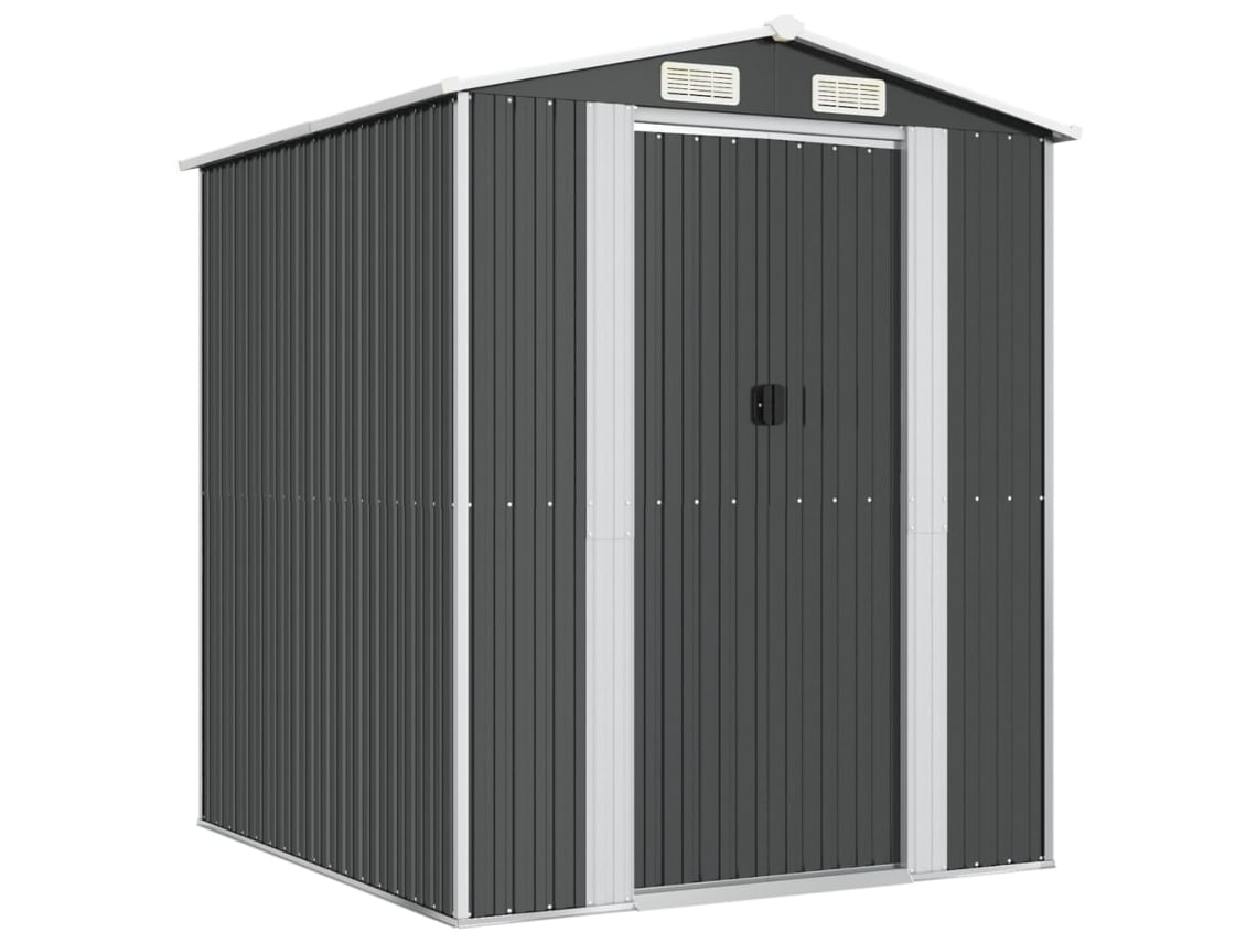 Abrigo MAISON EXCLUSIVE 192x191x223 cm Aço Galvanizado Antracite