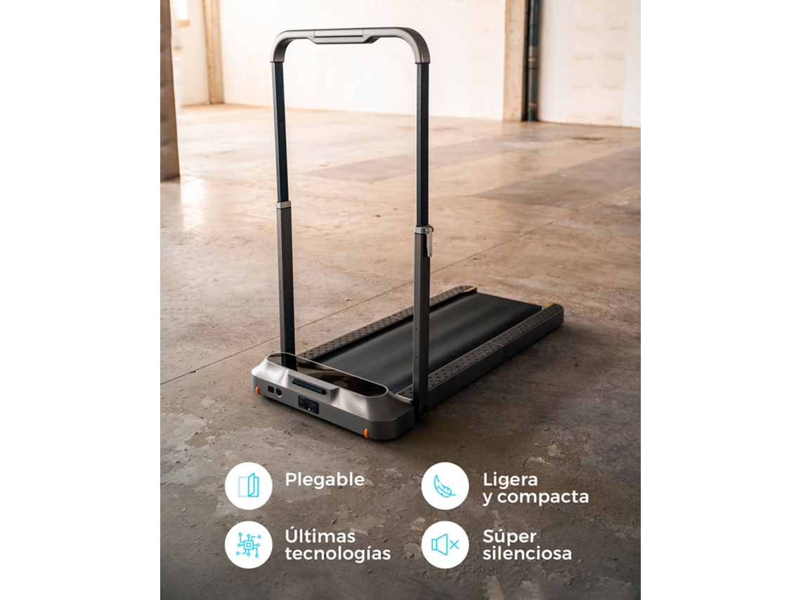 Passadeira de corrida Kingsmith Walkingpad R2B Preta, Conectado, 12km/h, Dobrável, Suporte para telas