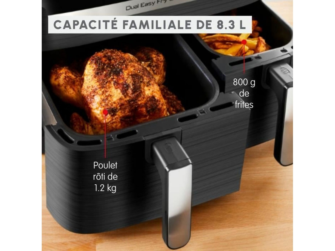 Fritadeira sem Óleo MOULINEX 2450 W (8.3 L - Preto)