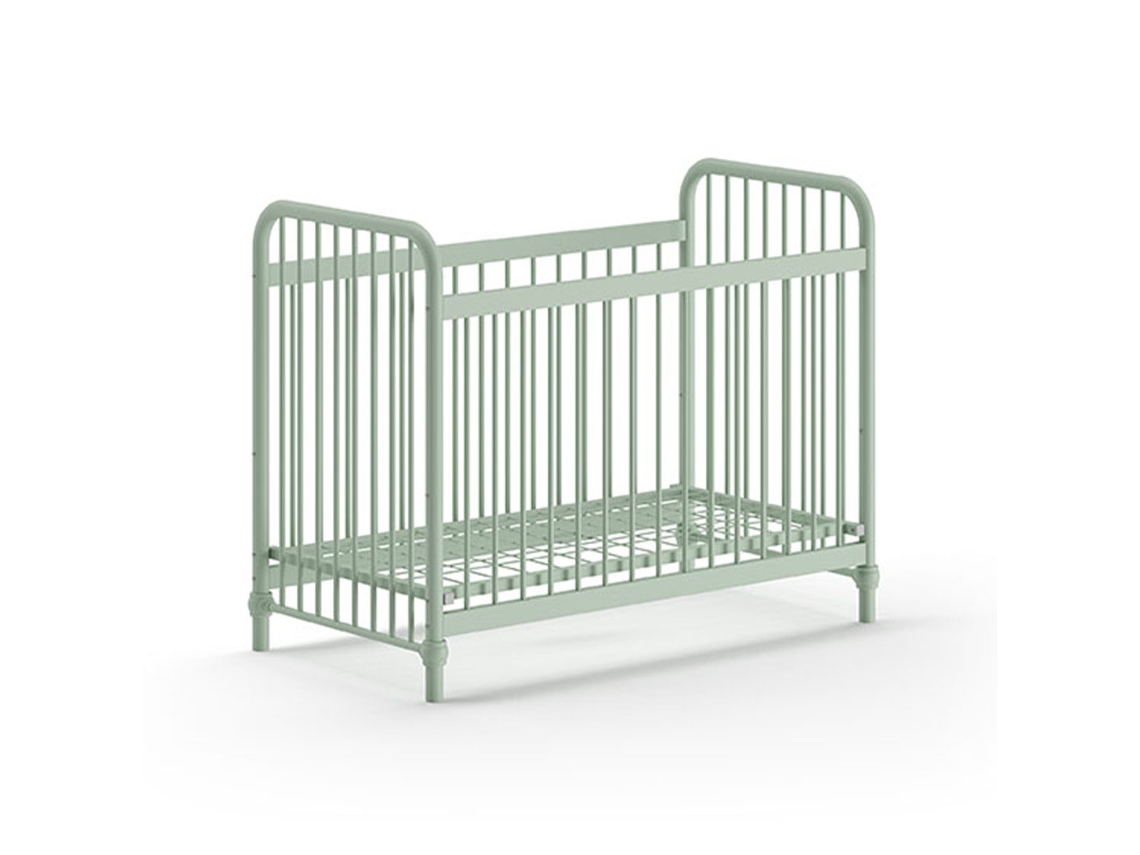 Berço 60X120 Jaxx By Vipack Bronxx Verde Mate PETITS-MEUBLES