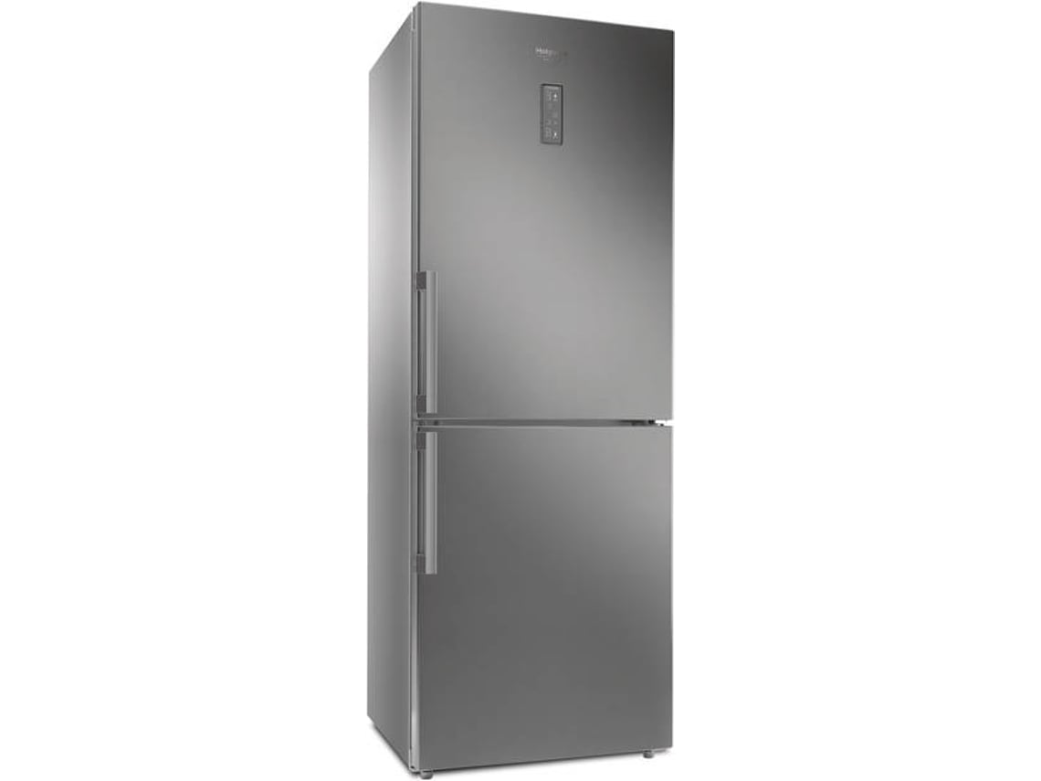 Frigorífico Combinado HOTPOINT HA70BE 72 X (No Frost - 195.5 cm - 444 L - Inox)
