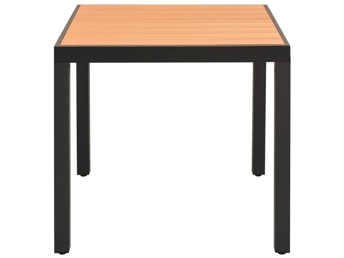 Mesa de jardim VIDAXL Marrom WPC (40x30x80 cm)