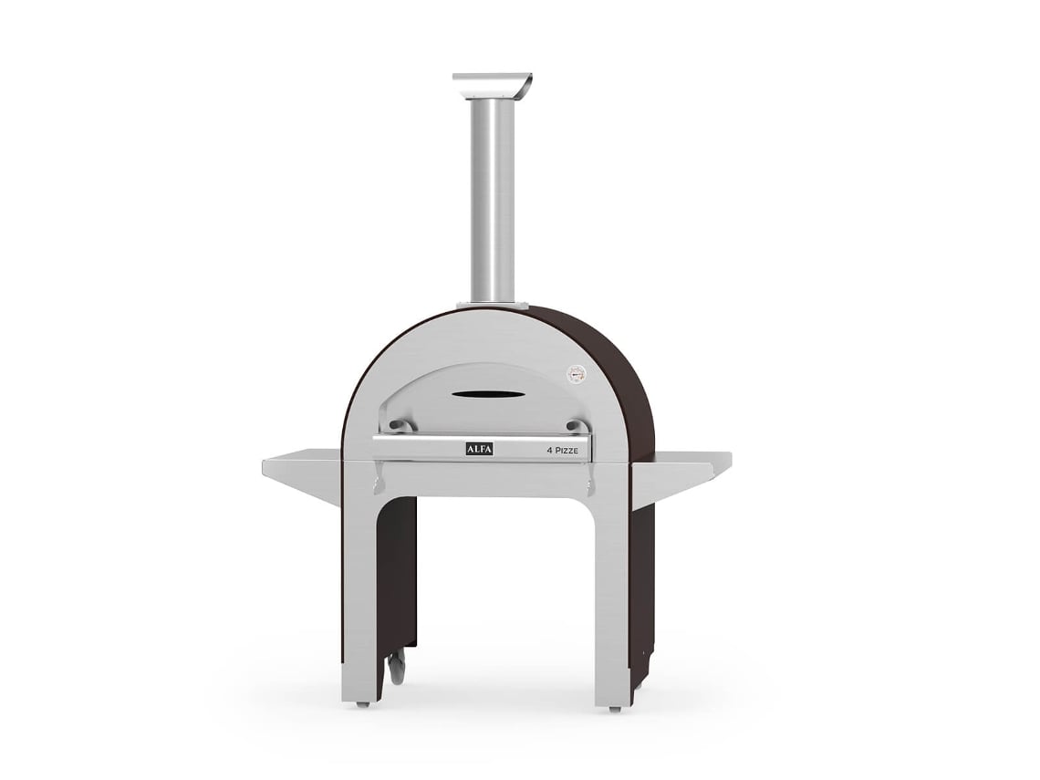 Forno de Pizza ALFA FORNI 4 Pizza Rame com Base Incluída