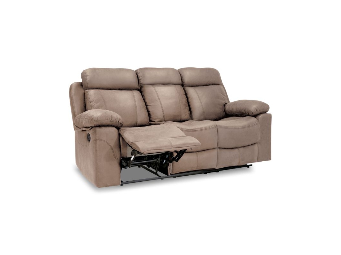 Sofá Relax 3 Lugares DUEHOME (208 cm x 101 cm x 97 cm - Madeira de Pinho)