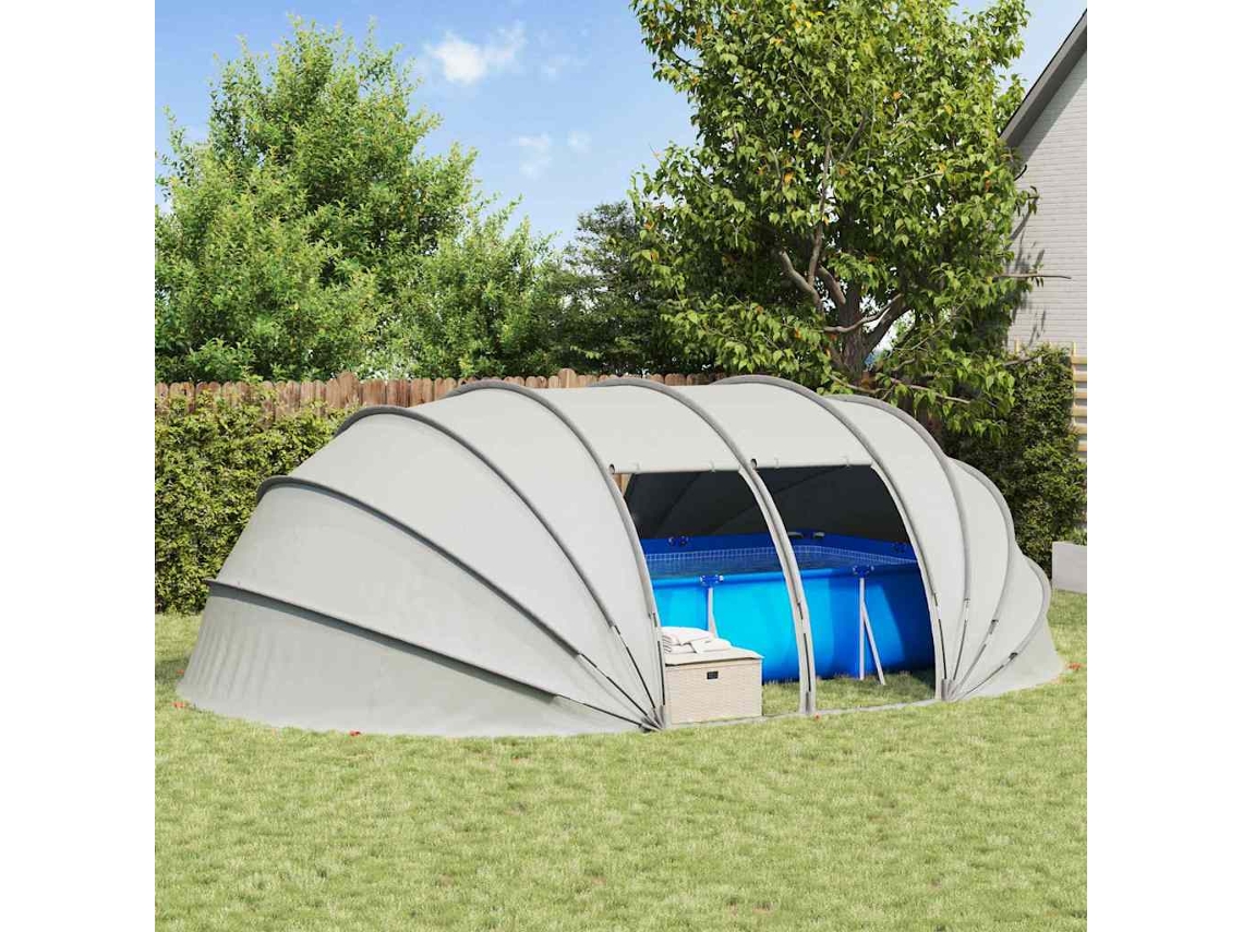 Tenda De Piscina Vidaxl Verde Poliéster (640 X 432 X 205 Cm)