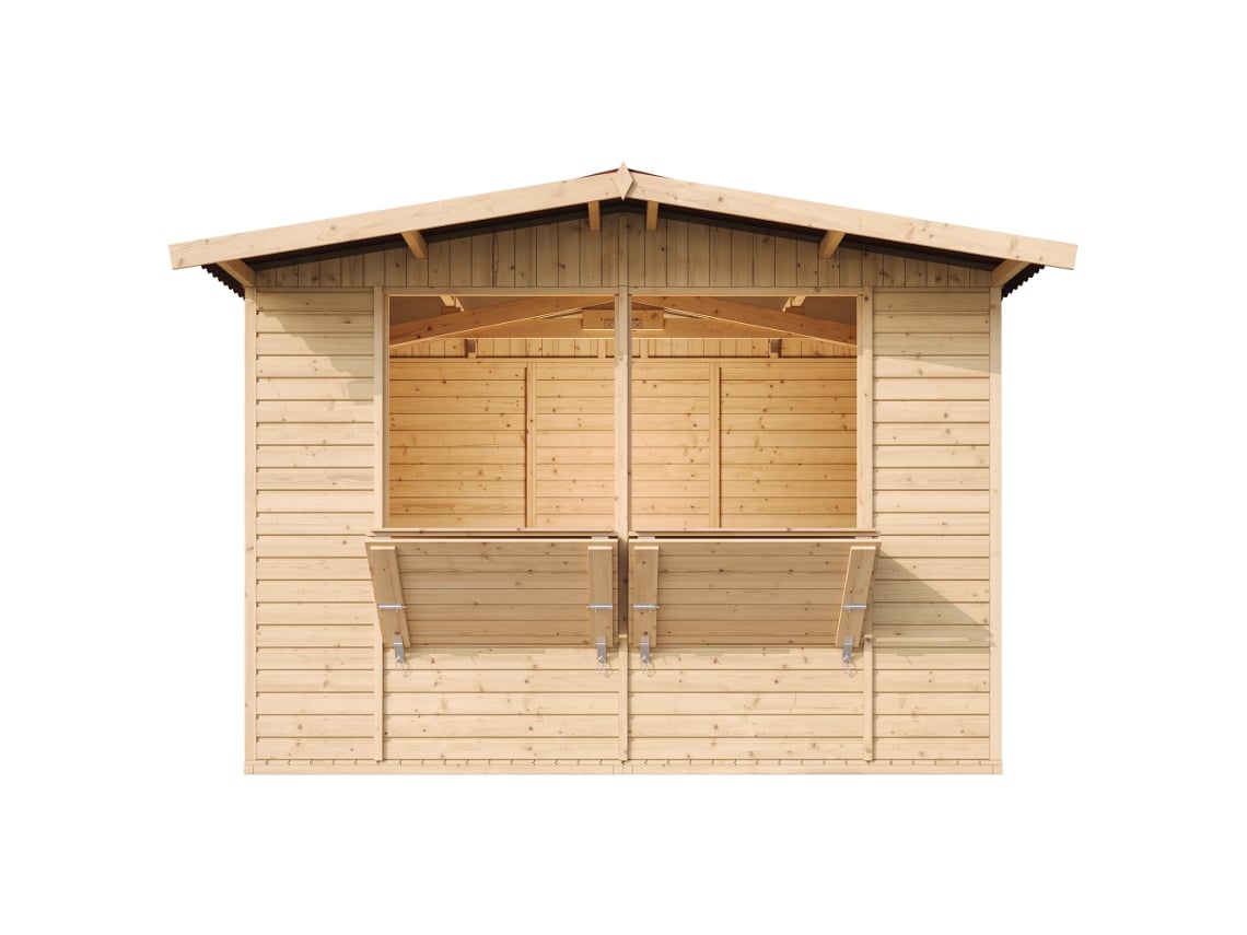 Abrigo de Madeira TIMBELA M150 (6 m² - 232x336x263 cm)