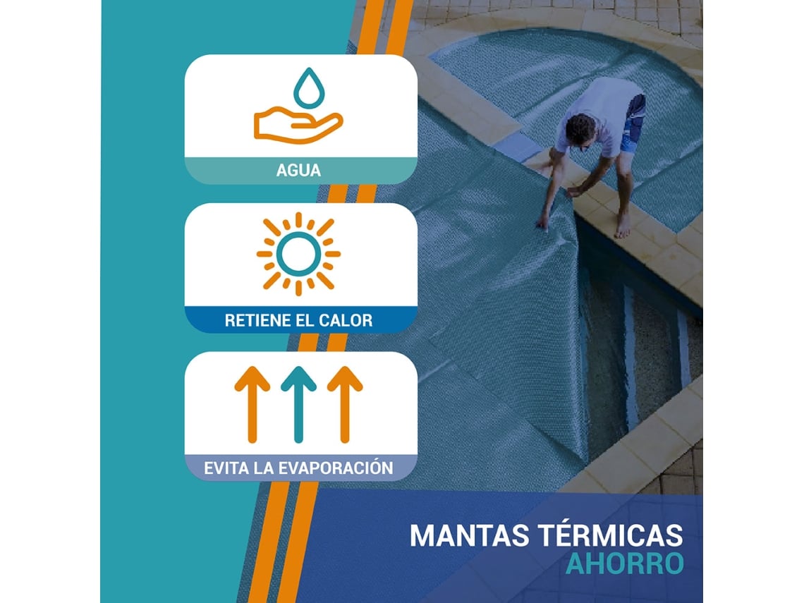 Capa Térmica Piscina Aquabubble Crystal Plus 500 4.50 X 12.00 M PISCIHOGAR