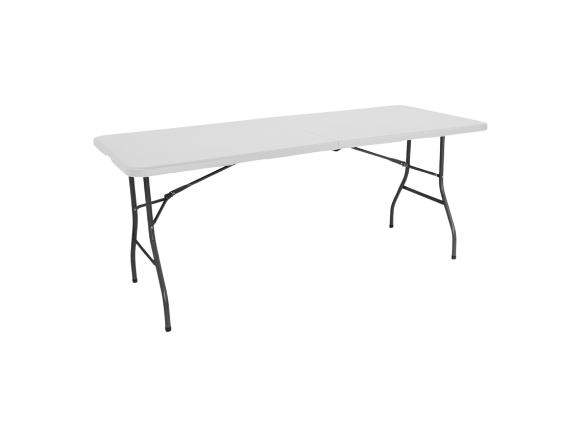 Megapack 10 Mesas Dobráveis ​​retangulares Para Catering Brancas 240x74cm Thinia Home